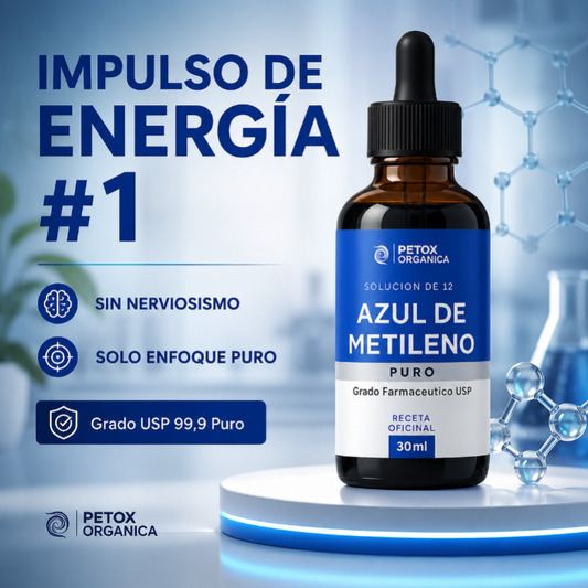 🧠 Azul de Metileno Puro — Energía mental, enfoque y antienvejecimiento en gotas 💧⚡ 🚚 ¡Envío GRATIS + PROMO 3x2